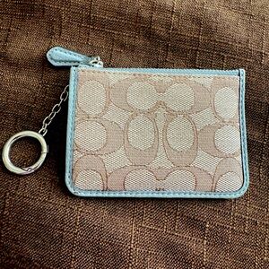 Coach mini ID wallet with BOX